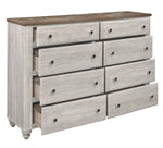 Nashville 4-Pc Two-Tone Wood Queen Bedroom Set