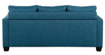 Phelps Blue Fabric Reversible Sectional Sofa