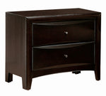 Phoenix 5-Pc Cappuccino Wood King Bookcase Bedroom Set