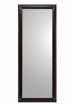 Phoenix Cappuccino Wood Frame Standing Floor Mirror