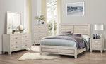 Quinby Light Brown Wood Queen Bed