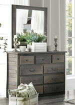 Rockwall Weathered Gray Pine Wood Dresser