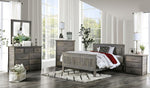 Rockwall Weathered Gray Pine Wood Queen Bed