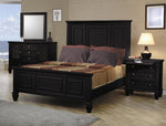 Sandy Beach Black Wood 11-Drawer Dresser