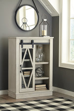 Bronfield White Wood Accent Cabinet