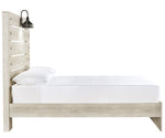 Cambeck Whitewash Wood Full Panel Bed