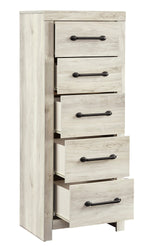 Cambeck Whitewash Wood Narrow Chest