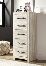 Cambeck Whitewash Wood Narrow Chest