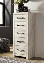 Cambeck Whitewash Wood Narrow Chest