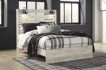 Cambeck Whitewash Wood Queen Panel Bed