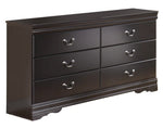 Huey Vineyard 6-Pc Black Queen Bedroom Set