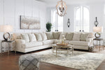 Rawcliffe 3-Pc Parchment Fabric Sectional