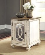 Realyn Two-Tone Wood Chair Side End Table