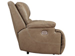 Ricmen Putty Wide Seat Power Recliner