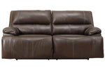 Ricmen Walnut 2-Seat Power Recliner Sofa