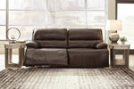 Ricmen Walnut 2-Seat Power Recliner Sofa