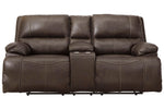 Ricmen Walnut Power Recliner Loveseat