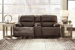 Ricmen Walnut Power Recliner Loveseat