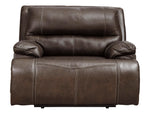 Ricmen Walnut Wide Seat Power Recliner