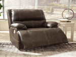 Ricmen Walnut Wide Seat Power Recliner