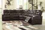 Warnerton 3-Pc Power Recliner Sectional