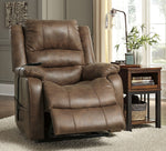 Yandel Saddle Fabric Power Lift Recliner