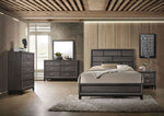 Valdemar Weathered Gray Wood Dresser with 6 Drawers