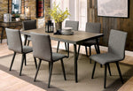 Vilhelm 2 Gray Fabric/Metal Side Chairs