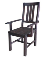 Calandra 2 Vintage Java Wood Arm Chairs