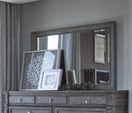 Alderwood French Grey Wood Frame Dresser Mirror