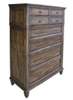 Avenue Weathered Burnished Brown Wood Chest