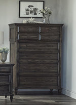 Avenue Weathered Burnished Brown Wood Chest