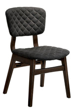 Shayna 2 Gray Walnut Fabric Side Chairs