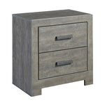 Culverbach Gray Wood 2-Drawer Nightstand