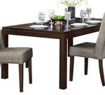 Kavanaugh Dark Brown Wood Extendable Dining Table