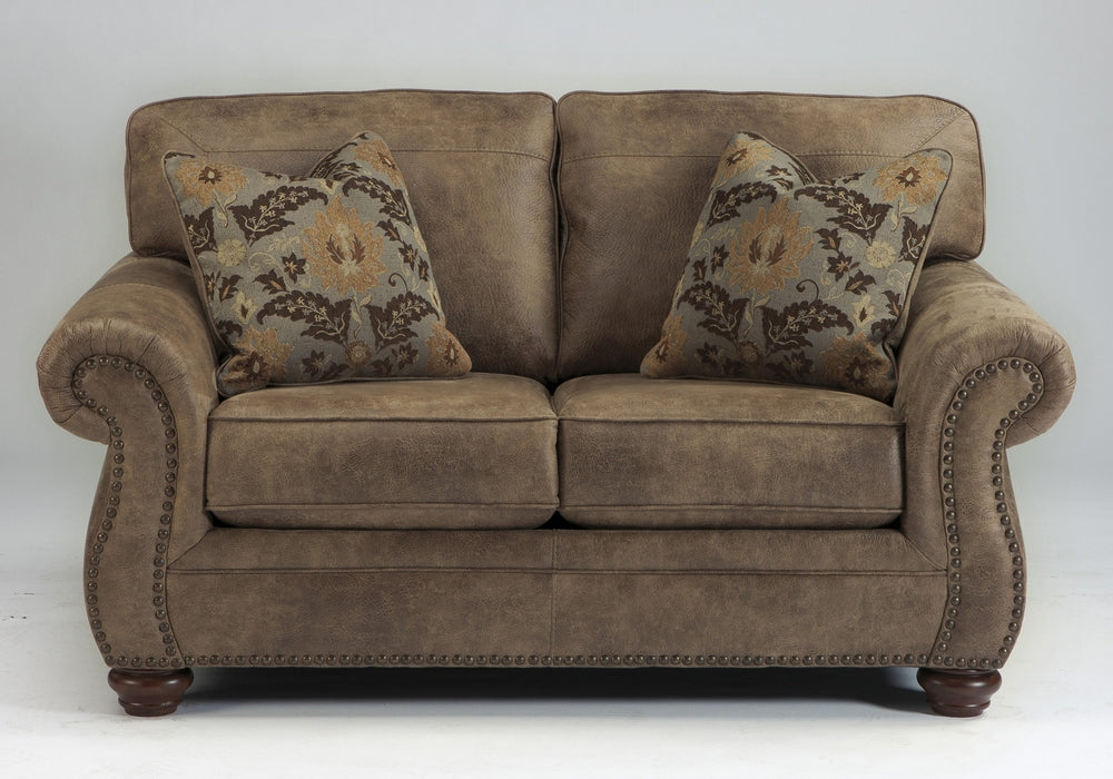 Larkinhurst Earth Faux Leather Loveseat