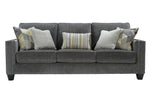 Gavril Gray Chenille Sofa (Oversized)