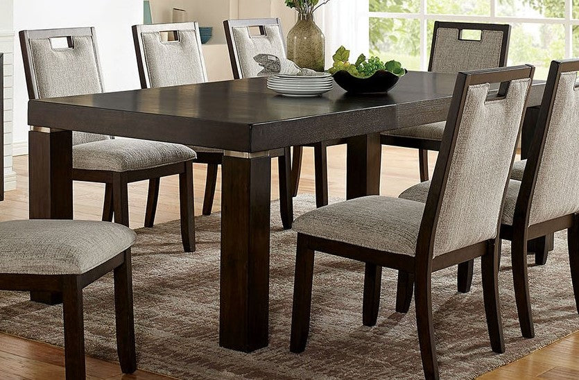 Caterina Dark Walnut Extendable Dining Table