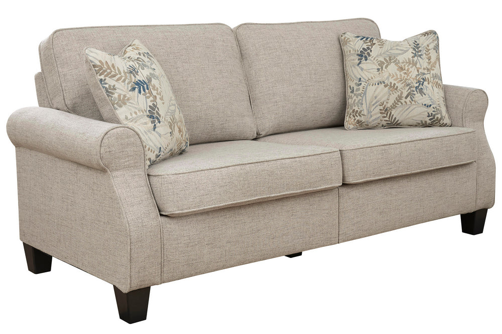 Alessio Beige Fabric 2-Seat Sofa