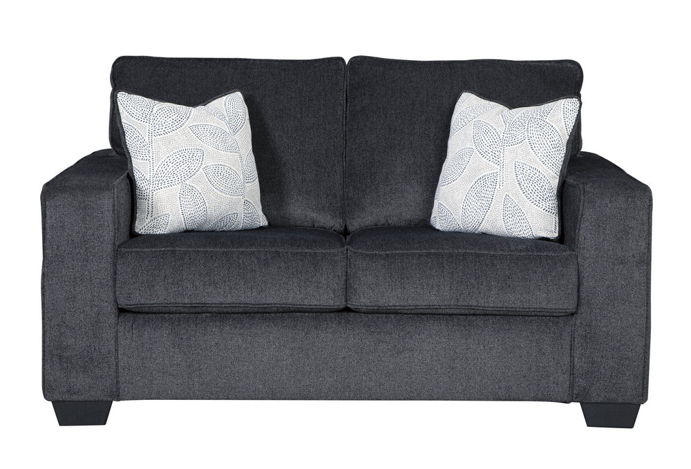 Altari Slate Chenille Loveseat