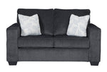 Altari Slate Chenille Loveseat