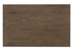 Ahmet Walnut Wood Rectangular Dining Table