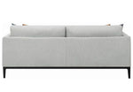 Apperson Light Grey Woven Texture 2-Seat Sofa