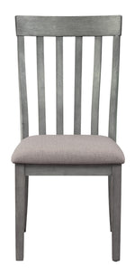 Armhurst 2 Gray Fabric/Wood Side Chairs