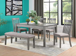 Armhurst 2 Gray Fabric/Wood Side Chairs