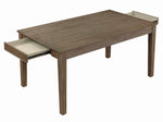 Armhurst Wire Brushed Brown Wood Dining Table