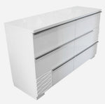 Athen White Lacquer Wood Dresser