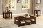 Ballwin Brown Wood Chairside Table