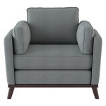 Bedos Gray Fabric Chair