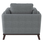 Bedos Gray Fabric Chair